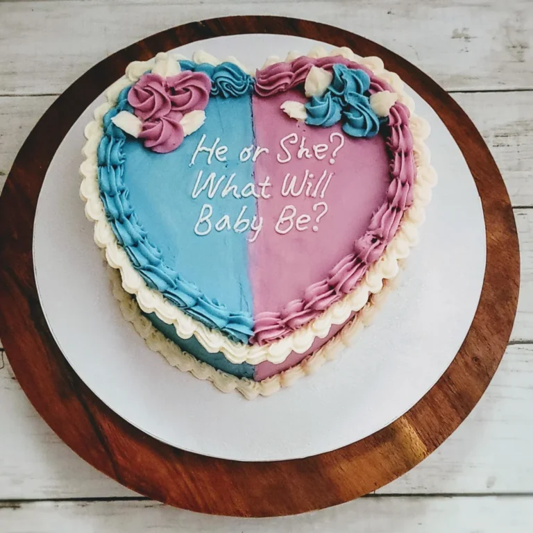 Gender-Reveal-Cake